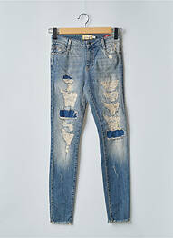 Jeans coupe slim slim taille normale bleu MET homme