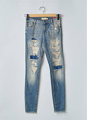 Jeans coupe slim slim taille normale bleu MET homme