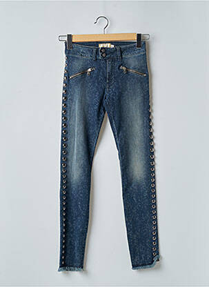 Jeans coupe slim slim taille normale bleu MET femme