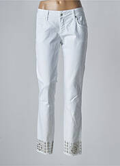 Pantalon slim blanc MET pour femme seconde vue