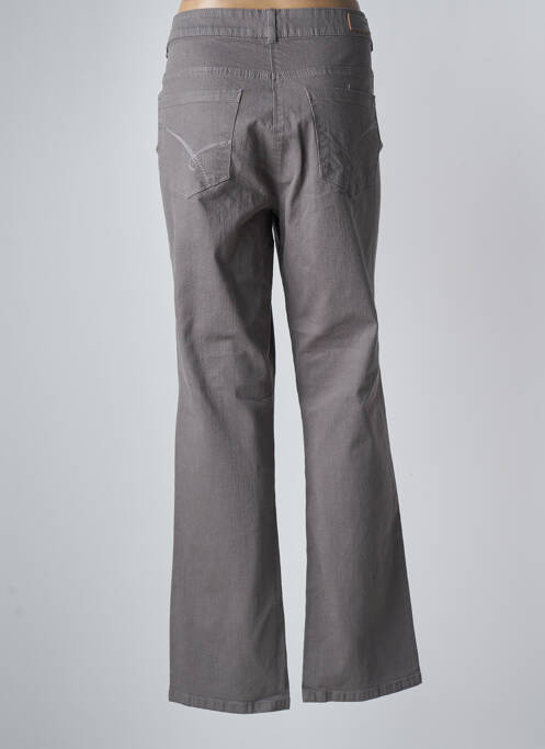Pantalon droit stretch taille normale gris DAMART femme