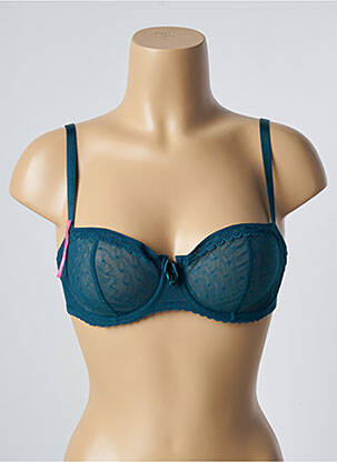 Soutien-gorge effet matière satinée haut soutien-gorge balconnet vert PASSIONATA femme
