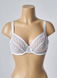Soutien-gorge effet matière satinée haut soutien-gorge emboitant blanc PASSIONATA femme