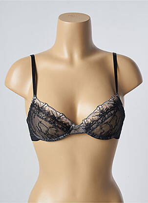 Soutien-gorge effet matière satinée haut soutien-gorge emboitant noir PASSIONATA femme