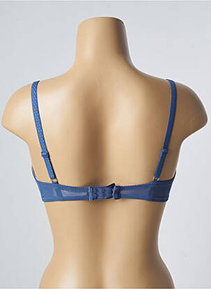 Soutien-gorge effet matière satinée haut soutien-gorge emboitant bleu PASSIONATA femme