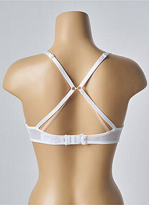 Soutien-gorge effet matière satinée haut soutien-gorge moulé blanc PASSIONATA femme