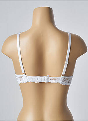 Soutien-gorge effet matière satinée haut soutien-gorge moulé blanc PASSIONATA femme