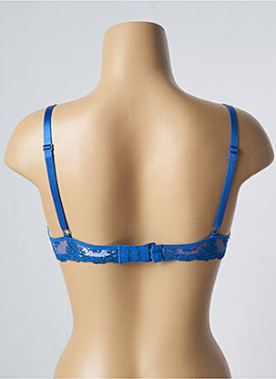Soutien-gorge effet matière satinée haut soutien-gorge moulé bleu PASSIONATA femme