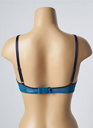 Soutien-gorge effet matière satinée haut soutien-gorge moulé bleu PASSIONATA femme