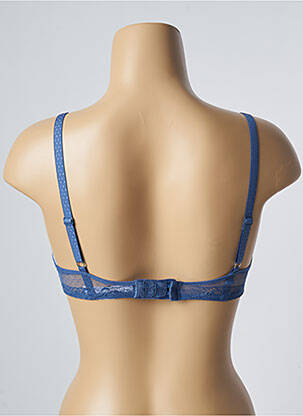 Soutien-gorge effet matière satinée haut soutien-gorge moulé bleu PASSIONATA femme