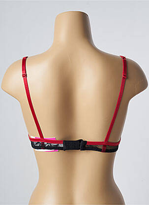 Soutien-gorge effet matière satinée haut soutien-gorge push-up rouge PASSIONATA femme