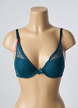 Soutien-gorge effet matière satinée haut soutien-gorge push-up vert PASSIONATA femme