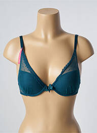 Soutien-gorge effet matière satinée haut soutien-gorge push-up vert PASSIONATA femme