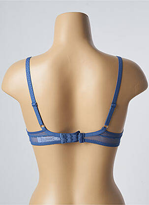 Soutien-gorge effet matière satinée haut soutien-gorge push-up bleu PASSIONATA femme