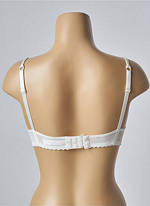 Soutien-gorge effet matière satinée haut soutien-gorge push-up blanc PASSIONATA femme