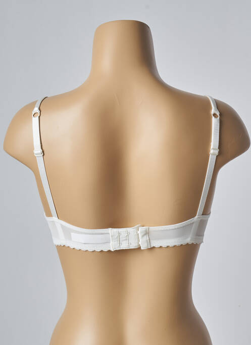 Soutien-gorge effet matière satinée haut soutien-gorge push-up blanc PASSIONATA femme