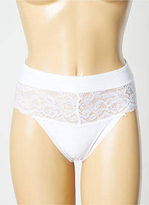 Culotte haute culotte blanc ROSA JUNIO femme