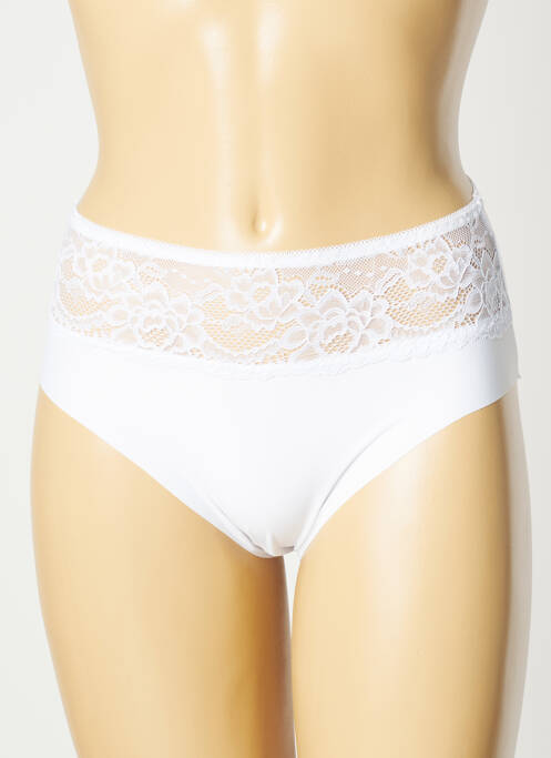 Culotte haute blanc ROSA JUNIO pour femme