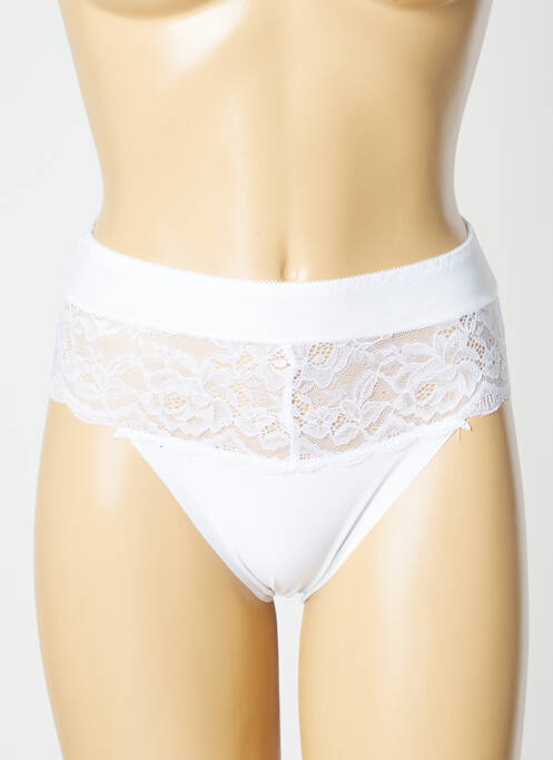 Culotte haute blanc ROSA JUNIO pour femme