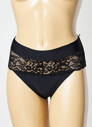 Culotte haute culotte noir ROSA JUNIO femme