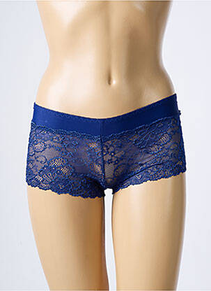 Shorty stretch bleu ROSA JUNIO femme