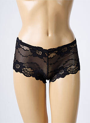 Shorty finition dentelle noir ROSA JUNIO femme