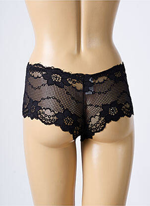 Shorty finition dentelle noir ROSA JUNIO femme