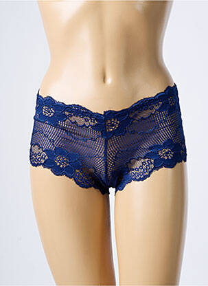 Shorty stretch bleu ROSA JUNIO femme