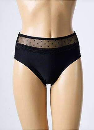 Culotte haute culotte noir ROSA JUNIO femme