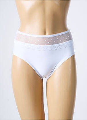 Culotte haute culotte blanc ROSA JUNIO femme