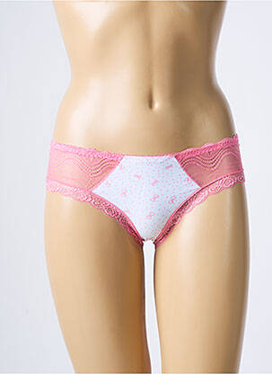 Culotte tissage satiné rose ROSA JUNIO femme