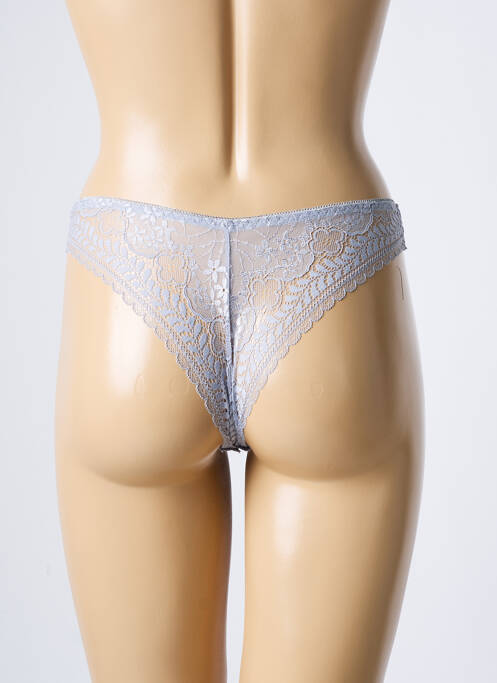 Tanga gris ROSA JUNIO pour femme