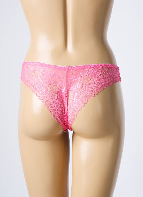 Tanga rose ROSA JUNIO pour femme