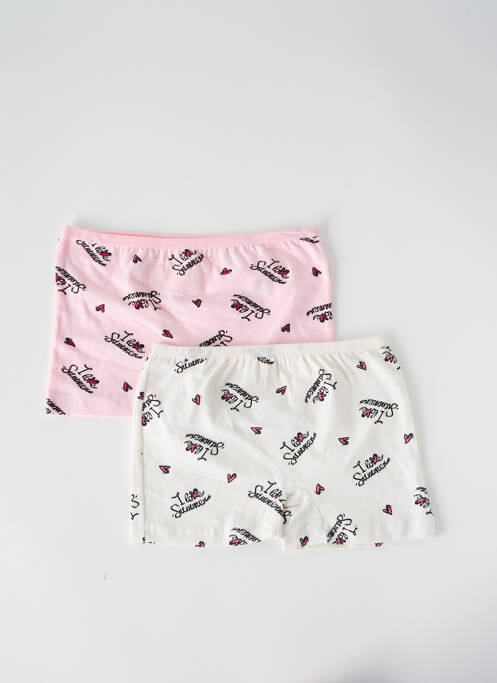 Shorty stretch rose DIVAMORE fille