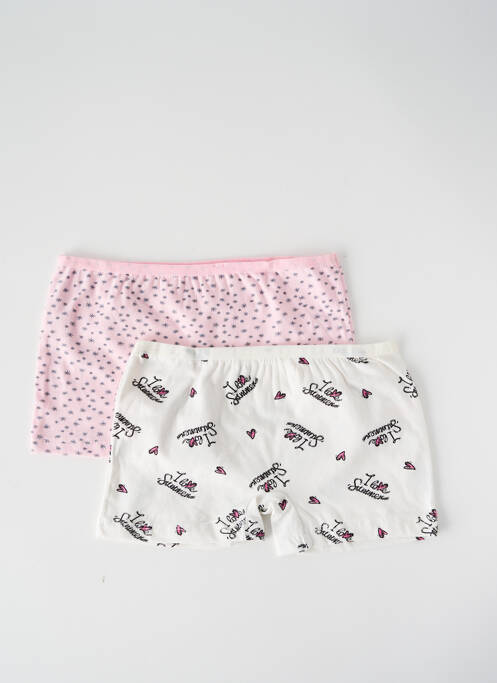 Shorty rose DIVAMORE pour fille