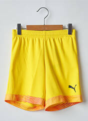 Short jaune PUMA pour garçon seconde vue