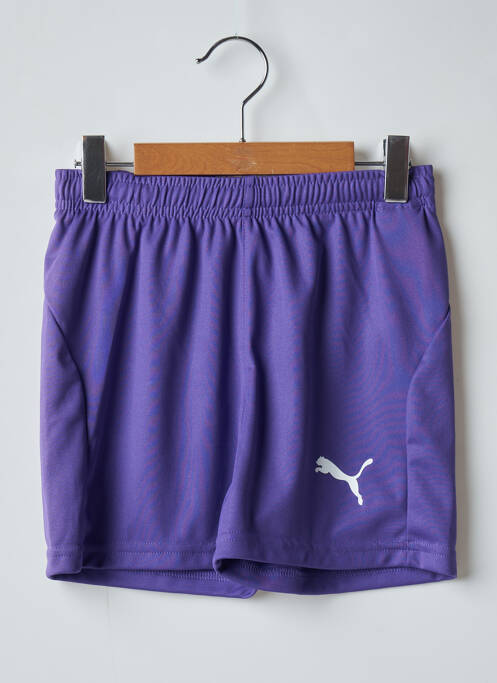 Short sport multisport taille élastique violet PUMA garcon