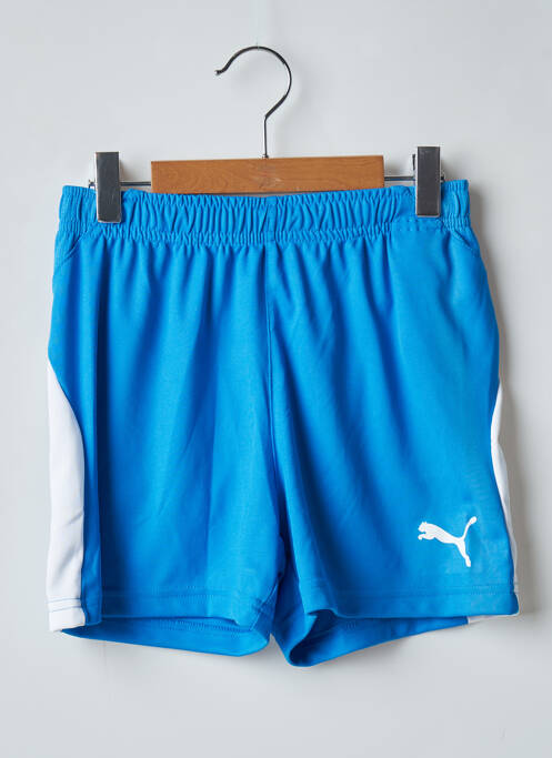 Short sport multisport taille élastique bleu PUMA garcon