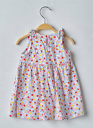 Robe mi-longue sans manche sans manche blanc DU PAREIL AU MÊME fille