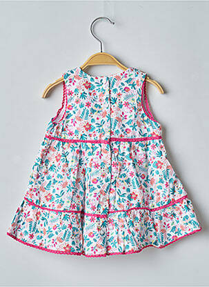 Robe mi-longue sans manche sans manche blanc DU PAREIL AU MÊME fille