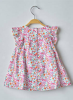 Ensemble short tissage popeline blanc DU PAREIL AU MÊME fille