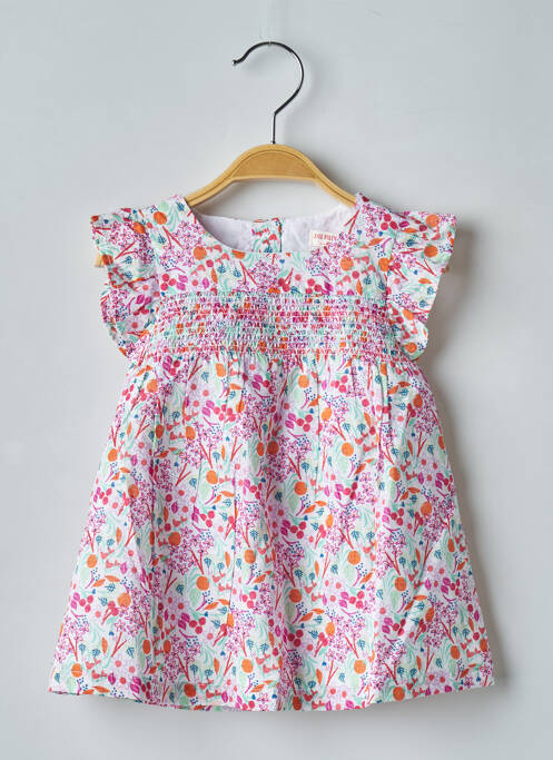 Ensemble short tissage popeline blanc DU PAREIL AU MÊME fille