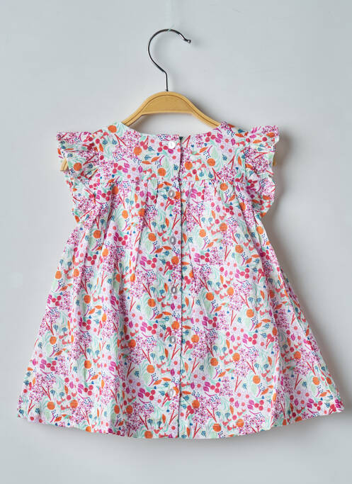 Ensemble short tissage popeline blanc DU PAREIL AU MÊME fille