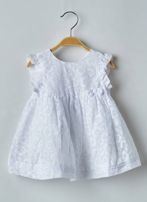 Robe mi-longue blanc DU PAREIL AU MÊME pour fille