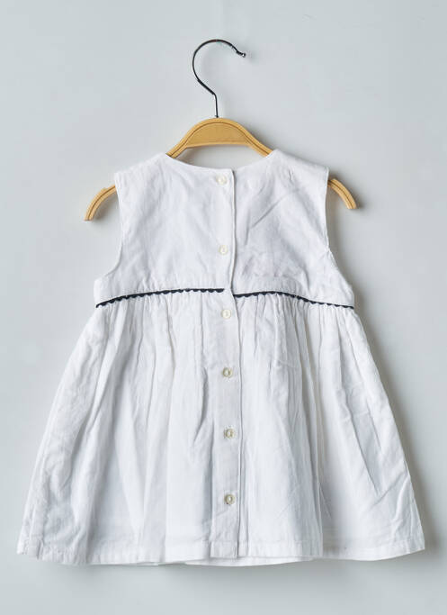 Robe mi-longue blanc DU PAREIL AU MÊME pour fille
