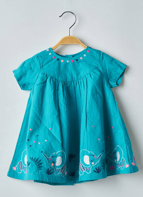 Robe mi-longue bleu DU PAREIL AU MÊME pour fille