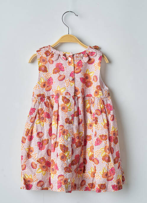 Robe mi-longue orange DU PAREIL AU MÊME pour fille