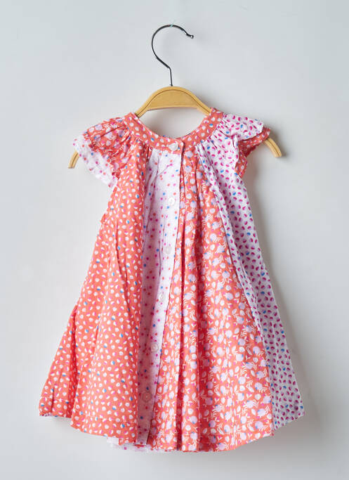 Robe mi-longue orange DU PAREIL AU MÊME pour fille