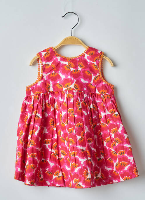 Robe mi-longue rouge DU PAREIL AU MÊME pour fille