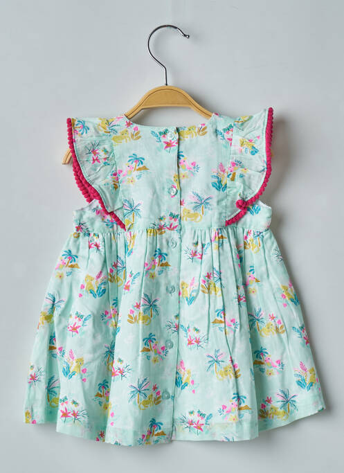 Robe mi-longue vert DU PAREIL AU MÊME pour fille